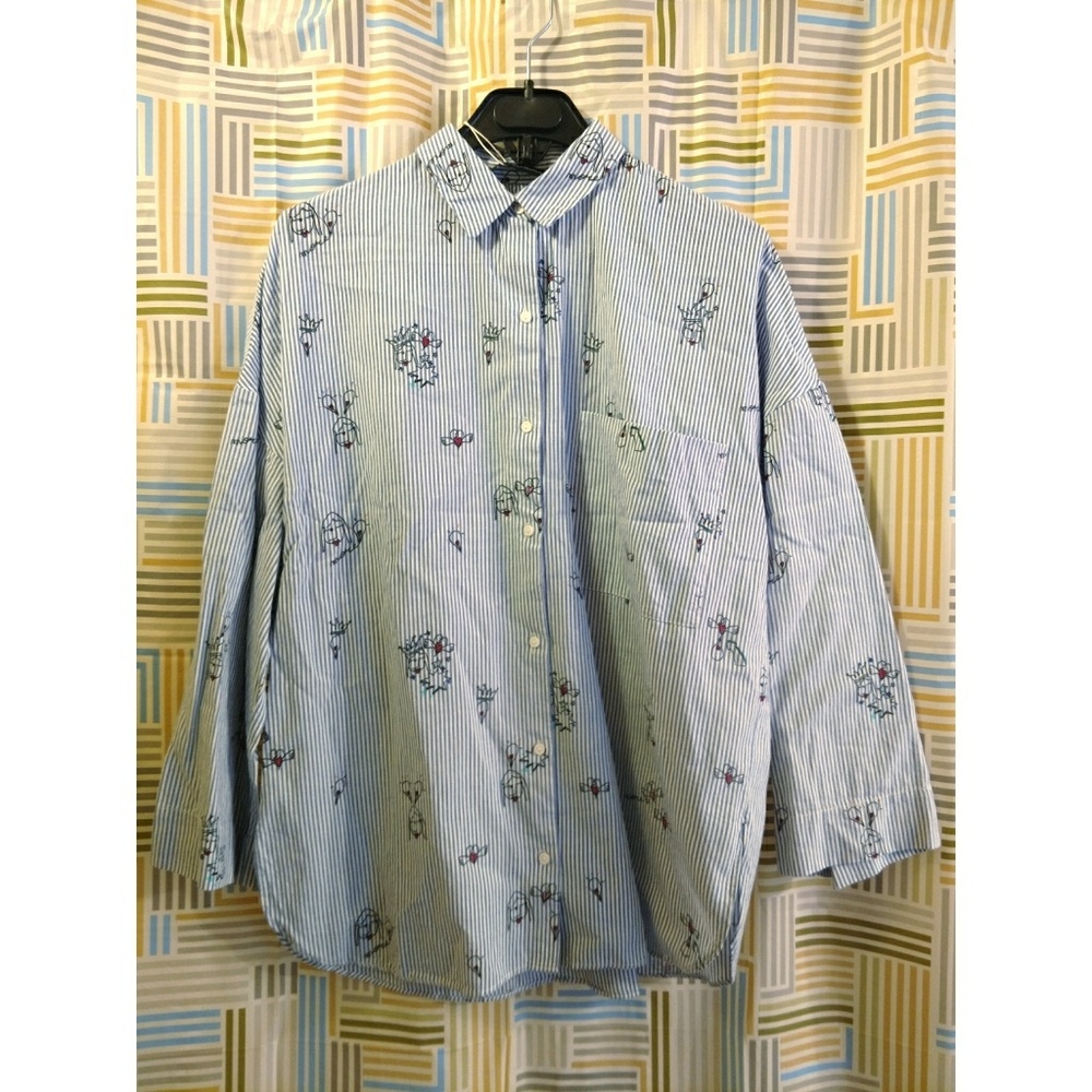 Zara Striped Print Shirt